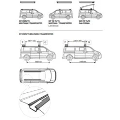 FIAMMA F45 S 260 | VW T5 T6 Multivan -Fiamma Boutique fiamma f45 s 260 vw t5 t6 multivan 4