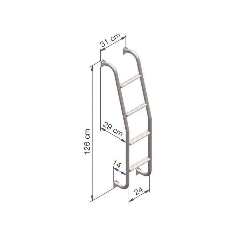 THULE Ladder 4 Steps 2 THULE Ladder 4 Steps – Image 2
