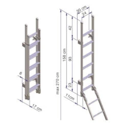 THULE Ladder Deluxe 11 Steps Double 5 THULE Ladder Deluxe 11 Steps Double -Fiamma Boutique thule ladder deluxe 11 steps double 2