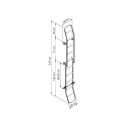 THULE Ladder 10 Steps 8 THULE Ladder 10 Steps -Fiamma Boutique thule ladder double 10 3